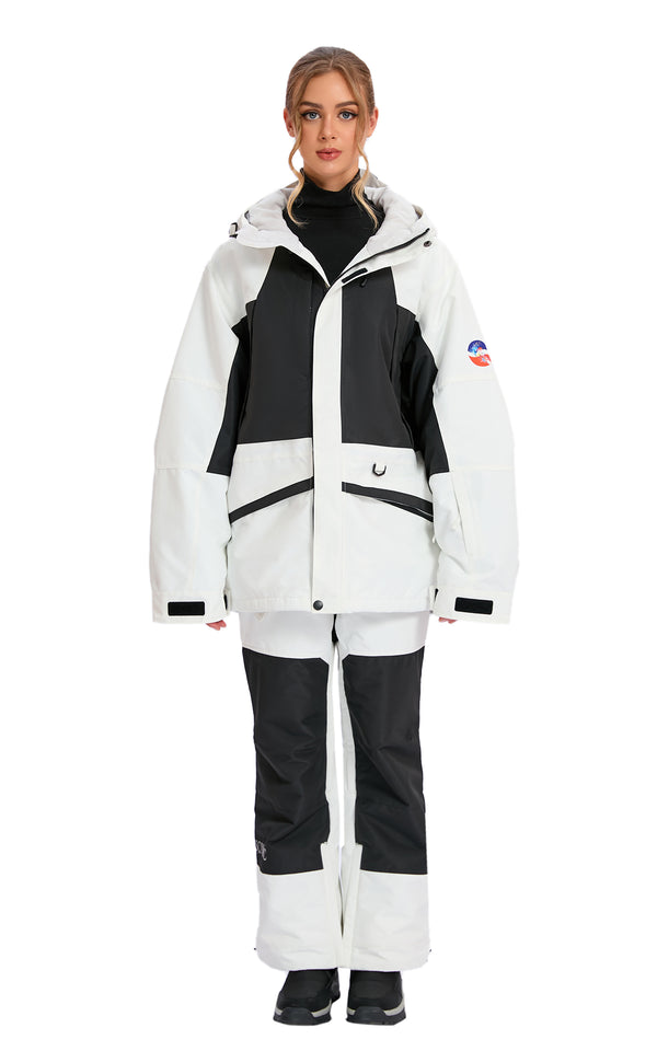 Women's Ski Suit Set, 2-Piece Waterproof Snowsuit for Skiing & Winter Outdoor Activities