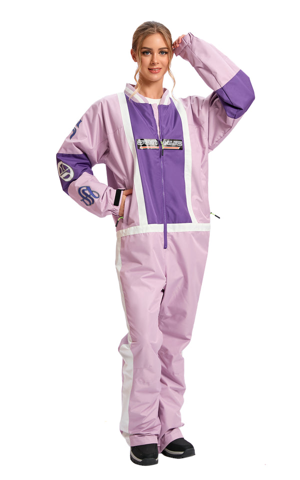 Women's Ski Suit Set, 2-Piece Waterproof Snowsuit for Skiing & Winter Outdoor Activities