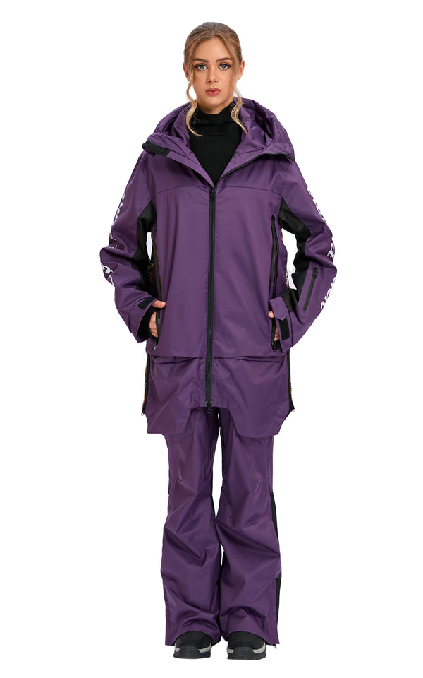 Women's Ski Suit Set, 2-Piece Waterproof Snowsuit for Skiing & Winter Outdoor Activities